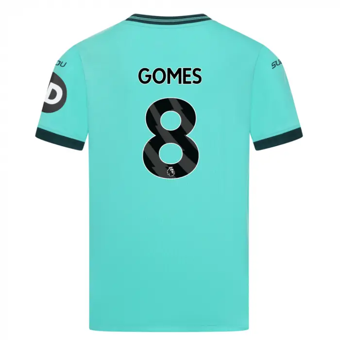 Wolverhampton Wanderers Shirt Store | 2025-26 Wolves Away Shirt – Junior GOMES 8 Collection Wolverhampton Wanderers Official Gear